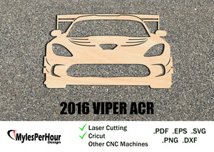 2016 Viper ACR - Files For CNC, Laser, Vinyl Machines, and More