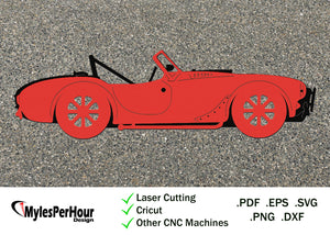 Cobra Side Profile Layers - Files For CNC, Laser, Vinyl Machines, and More