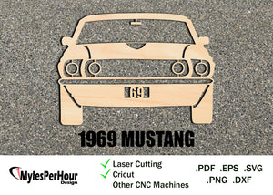 1969 Mustang - Files For CNC, Laser, Vinyl Machines, and More