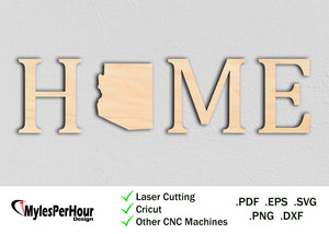 "Home" Arizona - Files For CNC, Laser, Vinyl Machines, and More