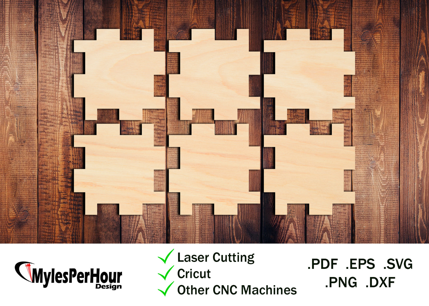 Interlocking Cube - Files For CNC, Laser, Vinyl Machines, and More