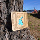 Custom Lake Cribbage Board – Personalized Lake Map with Cutout