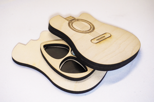Acoustic Guitar Pick Holder – Wooden Guitar Pick Organizer