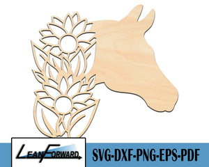 Sunflower Horse CNC Files