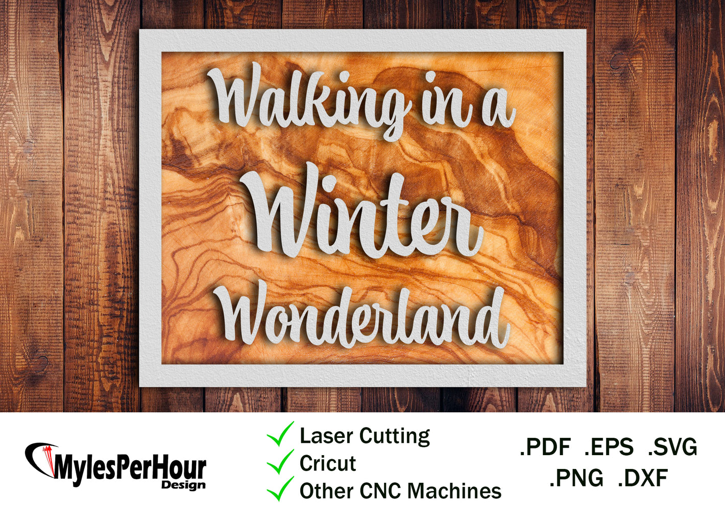 Winter Wonderland - Files For CNC, Laser, Vinyl Machines, and More
